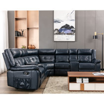 Rizzo heights leather on sale power reclining sectional